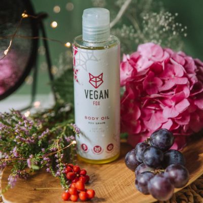 Vegan Fox body oil red grape