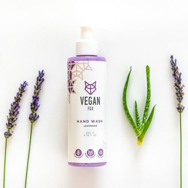 Lavender hand wash vegan fox hand made