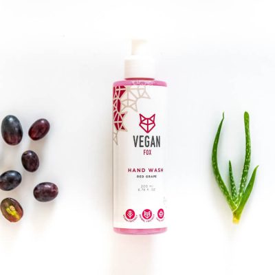 Red grape hand wash vegan fox hand made