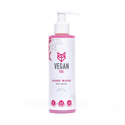 Red grape hand wash vegan fox hand made