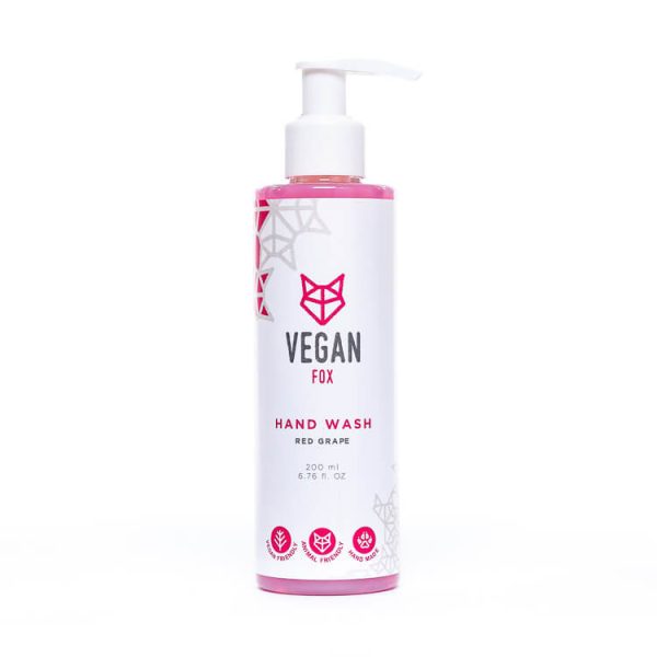 Red grape hand wash vegan fox hand made