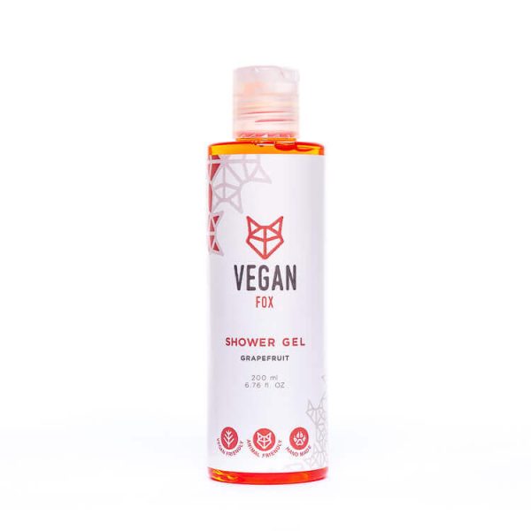 Grapefruit shower gel vegan fox hand made