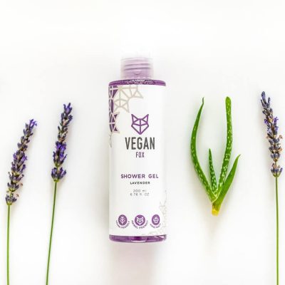 Lavender shower gel vegan fox hand made