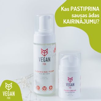 Kā kopt sausu ādu - ieteikumi no Vegan Fox